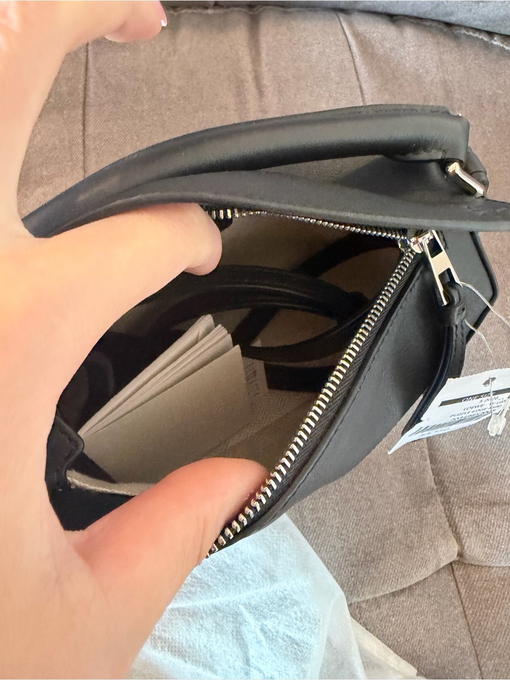 Loewe mini Black Puzzle Messenger Bag with Top Handle - Picture 5 of 6